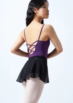 Move Dance Adeline Teen Skirted Short -Dance Costume Store mor5015 black back 1 26211.1695433072