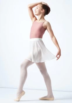 Move Dance Teen Adaline Chiffon Skirt -Dance Costume Store mor5023c ivory front 1 14985.1678884755
