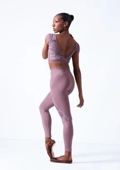 Move Dance Priya Dance Leggings -Dance Costume Store mos0603 orchid pink back 79711.1683070158