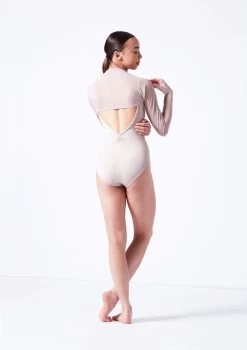 Move Dance Quinn Mesh Shrug -Dance Costume Store moz0041 latte back 25900.1681806980