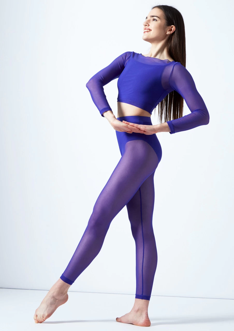 Move Dance Gianna Mesh Long Sleeve Dance Crop Top 3 Move Dance Gianna Mesh Long Sleeve Dance Crop Top