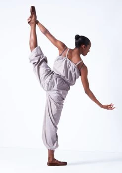 Move Dance Fauna Heat Retention Suit -Dance Costume Store moz0402 oyster grey back 2 63549.1683070467