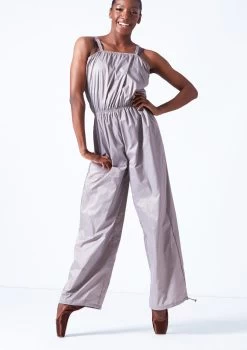 Move Dance Fauna Heat Retention Suit -Dance Costume Store moz0402 oyster grey front t 42898.1692921423