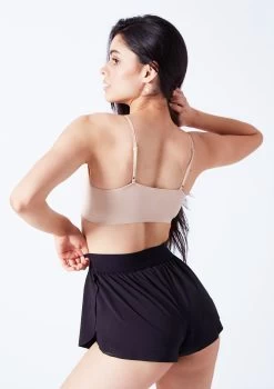 Move Dance Beatrix Seamless Bra - 2 Pack -Dance Costume Store moz0507 sand close up back 36048.1676074697