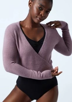 Move Dance Everly Ballet Wrap 20 Move Dance Everly Ballet Wrap -Dance Costume Store moz0730 purple close up front 1 89271.1678885135