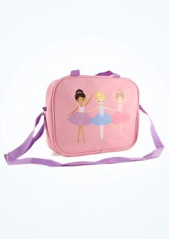 Roch Valley Ballet Shoes Dance Bag -Dance Costume Store rolpsb pink front t 72098.1694686185