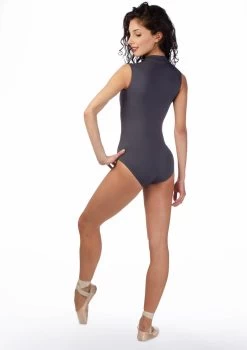 Ballet Rosa Flock Zip-up Leotard