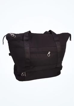 Tendu Satin Holdall Dance Bag -Dance Costume Store tet1086 black back 58384.1693524244