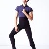 Wear Moi Elan Mens Footless Unitard -Dance Costume Store wmelan navy blue front 1 31186.1695165825
