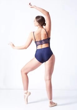 Wear Moi Jasmin Camisole Leotard -Dance Costume Store wmjasmin navy blue back 70158.1695165841