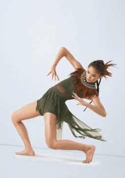 Weissman Jungle Book -Dance Costume Store wn 10266 weissman jungle book green front 41966.1678886678