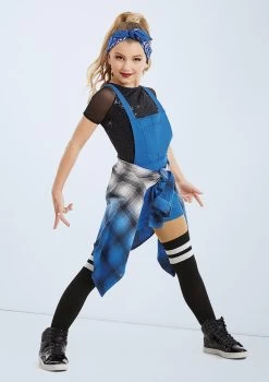 Weissman G-Slide -Dance Costume Store wn 10924 weissman g slide blue front 07885.1678886922