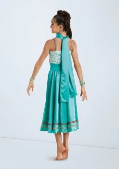 Weissman Jai Ho -Dance Costume Store wn 11236 weissman jai ho green back 78393.1678886977