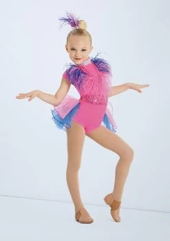 Weissman I Knew You Were Trouble -Dance Costume Store wn 11869 weissman i knew you were trouble pink front T 74375.1698814315