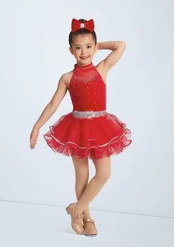 Weissman Dancing In The Moonlight -Dance Costume Store wn 12163 weissman dancing in the moonlight red front no1 34977.1678887310