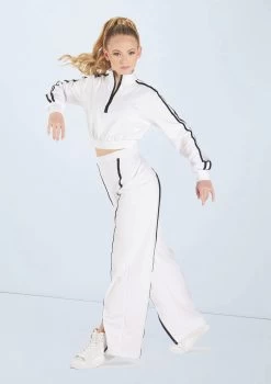 Weissman French Terry Pullover Jacket 13 Weissman French Terry Pullover Jacket -Dance Costume Store wn15424 white 49 95880.1694694085