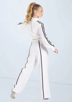 Weissman French Terry Pullover Jacket 14 Weissman French Terry Pullover Jacket -Dance Costume Store wn15424 white 68 43379.1694694085