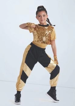 Weissman Get Yo Body Movin' 7 Weissman Get Yo Body Movin' -Dance Costume Store wn15478 gold 5580 99444.1698823771