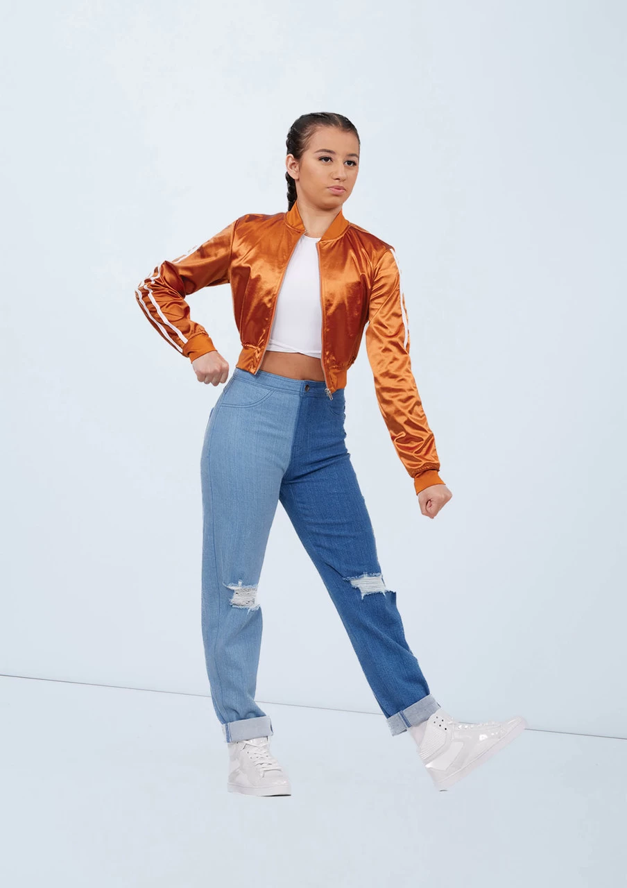 Weissman Two Tone Distressed Jeans 5 Weissman Two Tone Distressed Jeans - Image 3