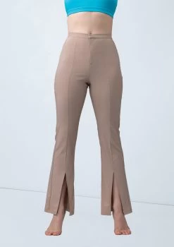 Weissman Split-Front Suit Pants -Dance Costume Store wn15562 latte 88 15769.1694697961