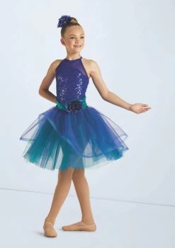 Weissman Kiss The Girl -Dance Costume Store wn15826 sapphire 529 99506.1698716277