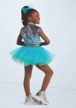 Weissman Worldwide Party! -Dance Costume Store wn16277 turquoise 1444 05505.1694734004