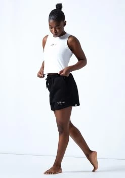 Bloch Tonal Crop Tank Top -Dance Costume Store zlw5111 white front 1 92195.1678926342